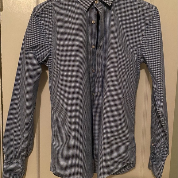J. Crew Factory Boys' long-sleeve flex Thompson patterned shirt - Size 14 - Picture 2 of 8